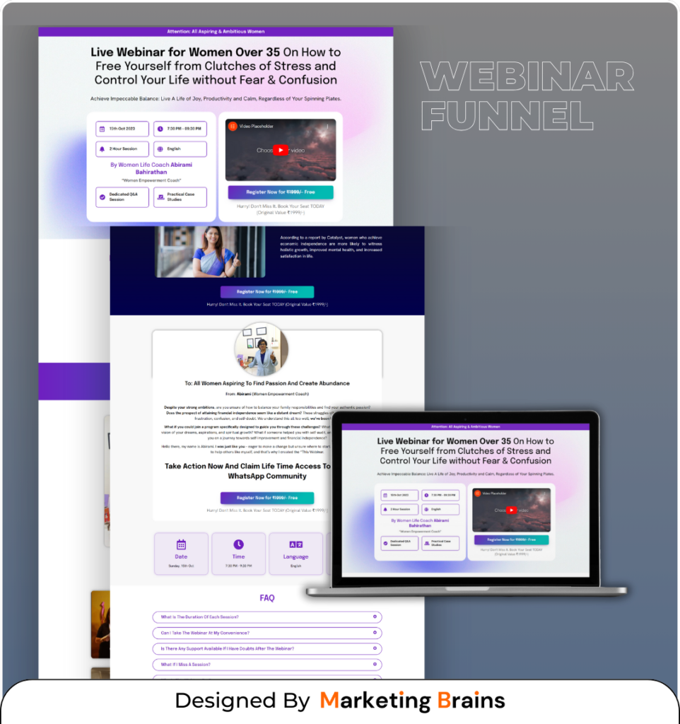 Sales Funnel Portfolio | Marketing Brains